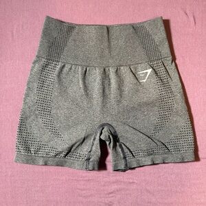 Gymshark Vital Seamless 2.0 Shorts in Grey - Size Small High Rise Compression